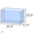 Rimless, Low-Iron Glass Aquarium 90-H (64.2 GAL) ADA Rimless Low-Iron Cube Garden Aquarium - Aqua Design Amano