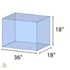 ADA 90-P (48 GAL) Rimless Low-Iron Cube Garden Aquarium - Aqua Design Amano