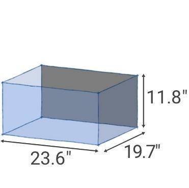 NUVO Black (25 GAL) Rimless Aquarium - Innovative Marine 25