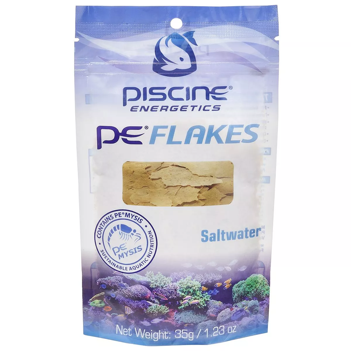 PE Saltwater Fish Food Flakes - Piscine Energetics