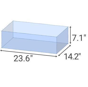 UNS 60S Ultra Clear Rimless Aquarium (10 GAL) - Ultum Nature Systems