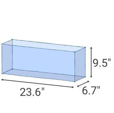 HCA-6G (6.5 GAL) Rimless Low-Iron Aquarium - AquaTop