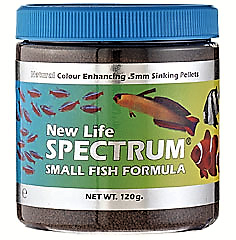 Small Fish Formula 0.5mm Sinking Pellets - New Life Spectrum