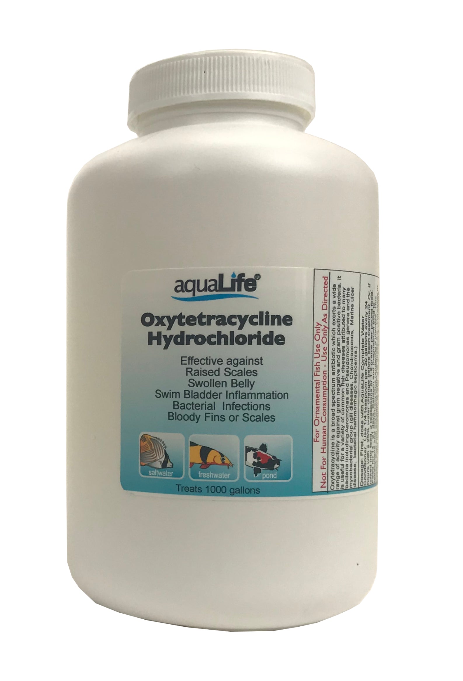 Oxytetracycline Hydrochloride Aquarium Medication - aquaLife