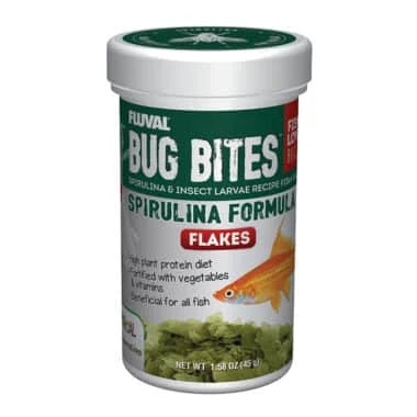 Bug Bites Spirulina Formula Flakes - Fluval