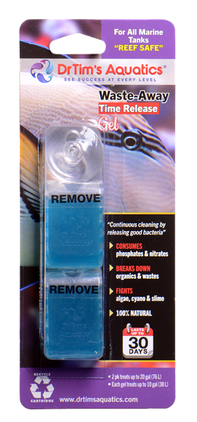 Waste-Away Natural Aquarium Bacteria Gel, Saltwater - Dr. Tim&#39;s