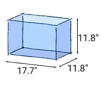 Chic (11.4 GAL) 45º Low-Iron Rimless Aquarium - Hydra