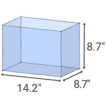 UNS 5N Ultra Clear Rimless Aquarium (4 GAL) - Ultum Nature Systems