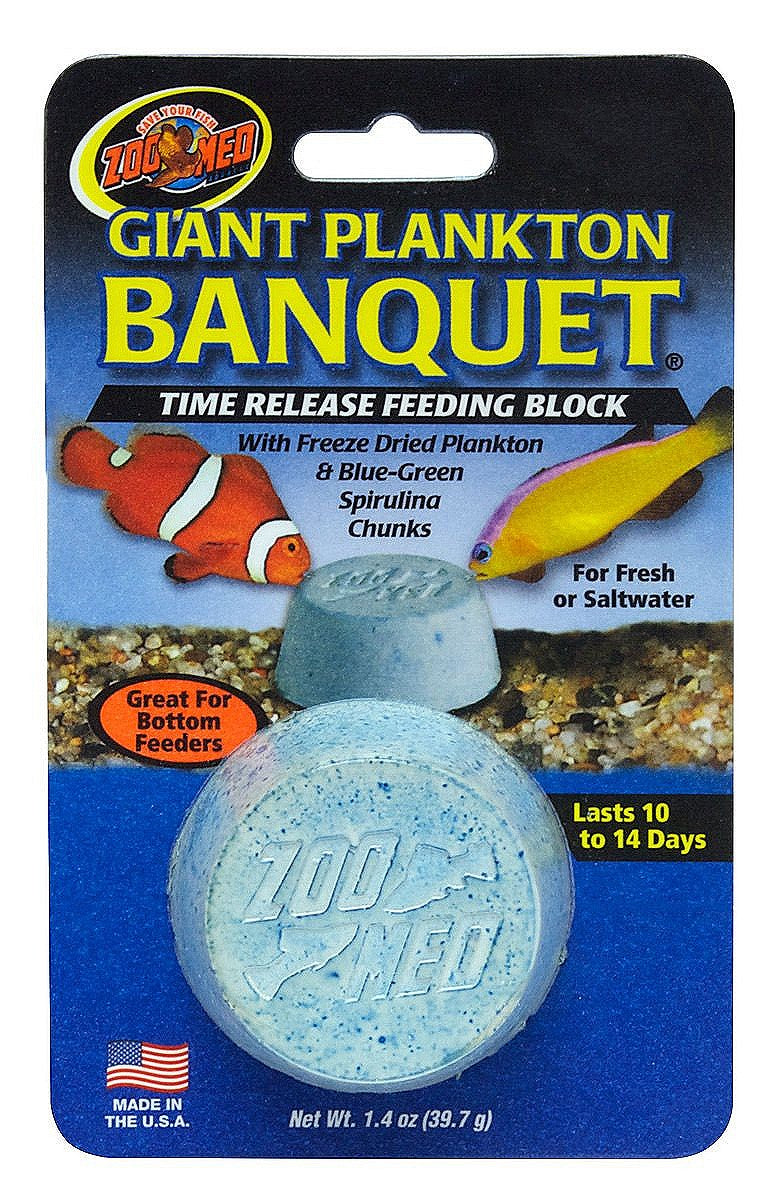 Giant Plankton Banquet Time Release Feeding Block - Zoo Med