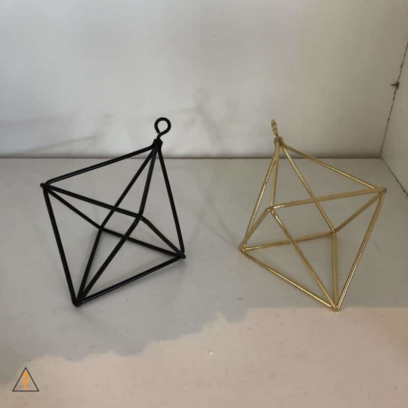 geometric air plant holder Geometric Hanging Air Plant Holder