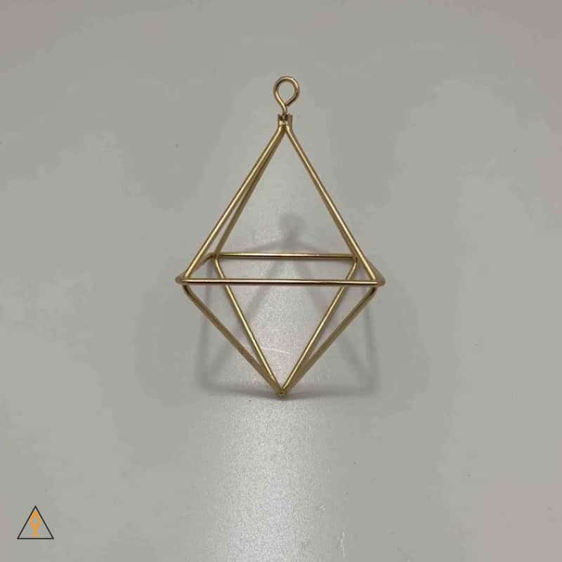 geometric hanging plant holder Geometric Hanging Air Plant Holder