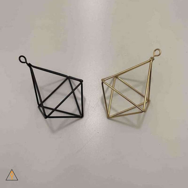 geometric hanging plant holder Geometric Hanging Air Plant Holder