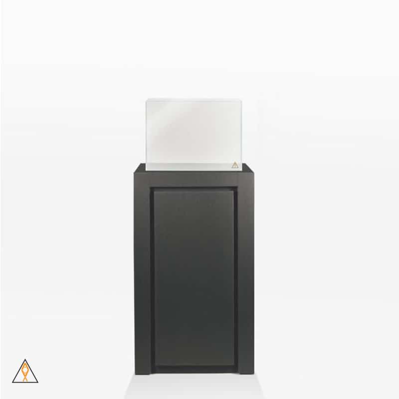 Rimless Aquarium Brushed Gray Aquacosm 36 Rimless Aquarium Set (5 GAL) - ALA