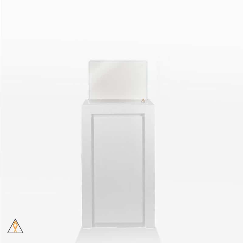 Rimless Aquarium White Aquacosm 36 Rimless Aquarium Set (5 GAL) - ALA