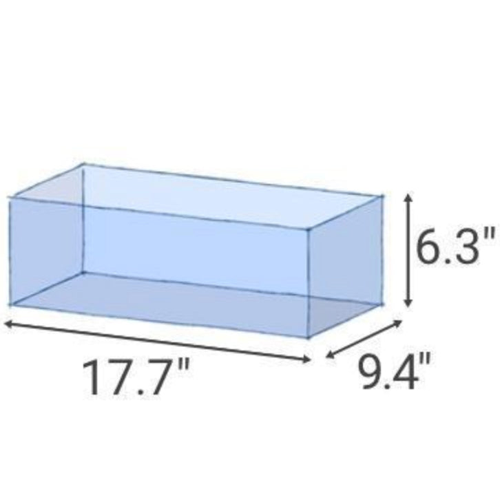 ADA 45-F (4.6 GAL) Rimless Low-Iron Cube Garden Aquarium - Aqua Design Amano