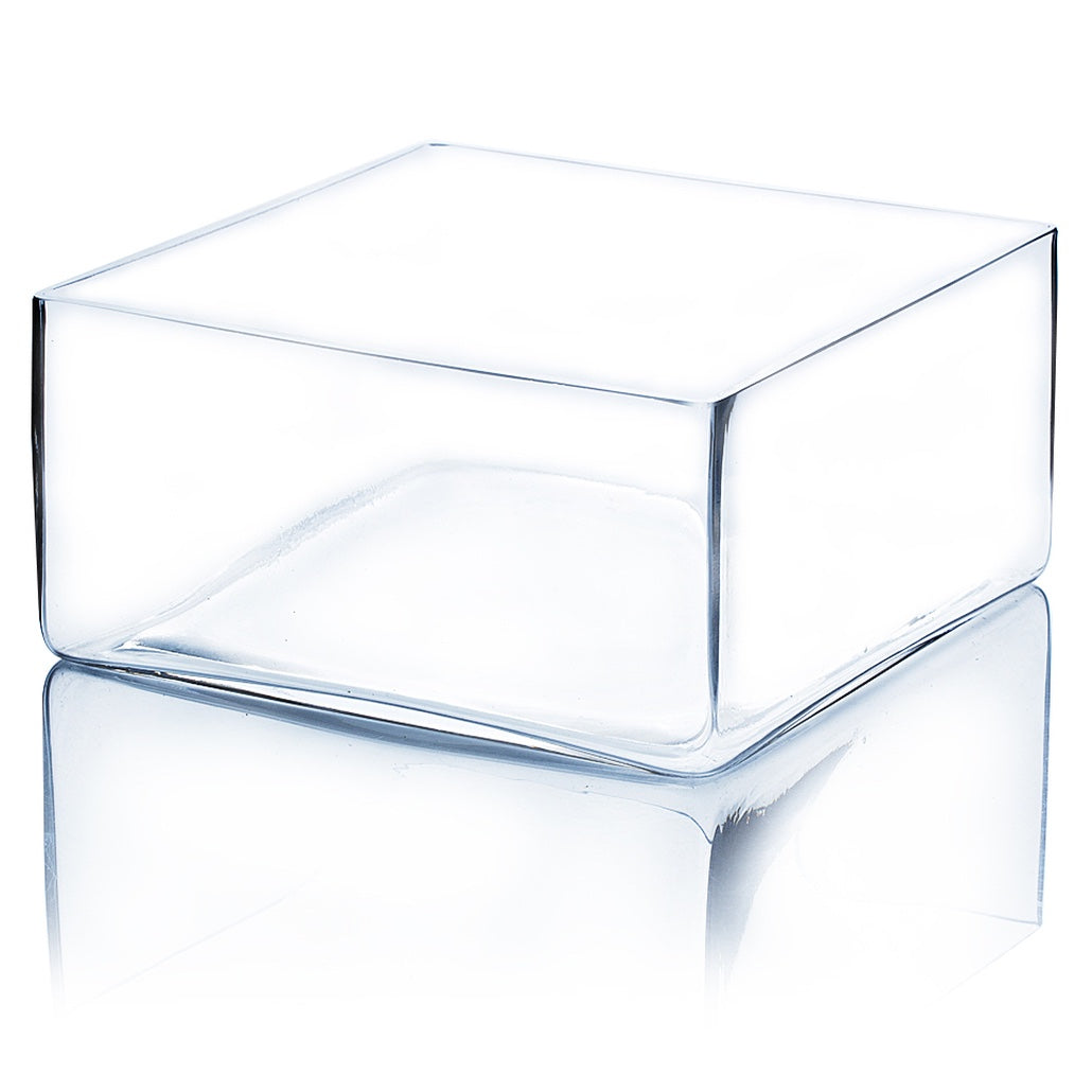 Glass Square Bowl (8&quot;x8&quot;x4&quot;)