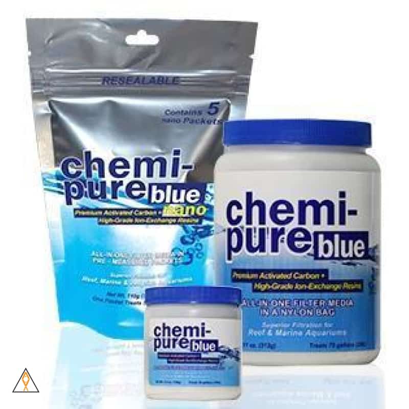 Resin Filter Media 5.5 . oz (156 g) Chemi-Pure Blue All In One Filter Media - Boyd