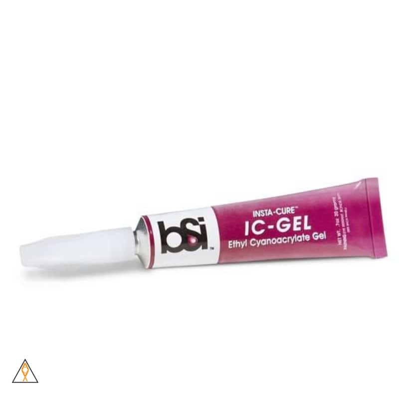 Extra thick super glue gel with replacement cap IC-Gel Cyanoacrylate Super Glue Gel - BSI