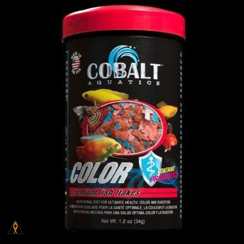 Color Flakes Premium Fish Food - Cobalt
