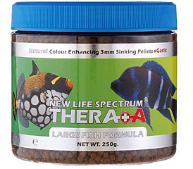 Fish Food THERA+A Large Fish 3mm Sinking Pellets - New Life Spectrum