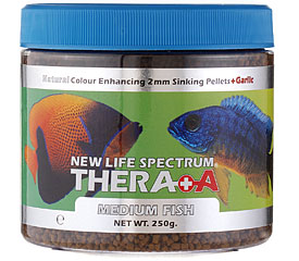Fish Food THERA+A Medium Fish Formula 2mm Sinking Pellets - New Life Spectrum