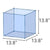 HCC-14 (11.3 GAL) Rimless Low-Iron Aquarium - AquaTop