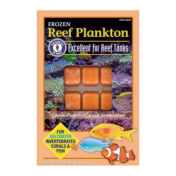 Frozen Fish Food Reef Plankton - San Francisco Bay Brand 30 cubes