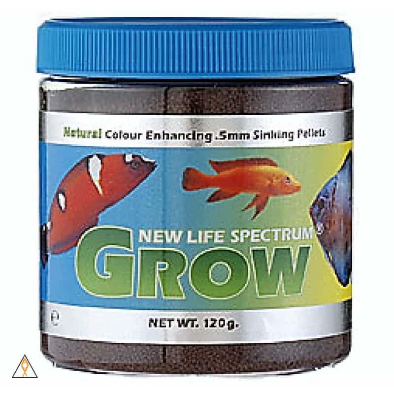 Fish Food Grow 0.5mm Sinking Pellets - New Life Spectrum