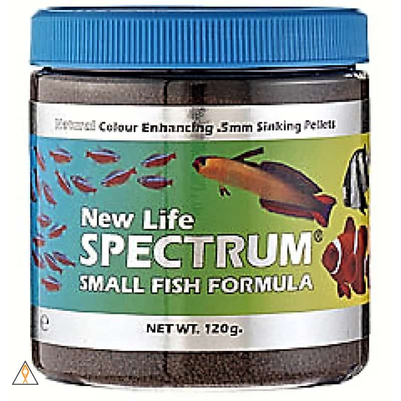 Fish Food Small Fish Formula 0.5mm Sinking Pellets - New Life Spectrum