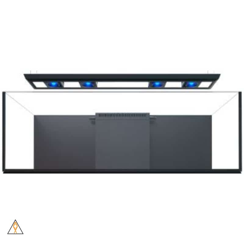 (RXXL750) ReefLED 90 (x4) + Black 61 - 72 (155 - 180cm) Pendant + Adapter Tray REEFER + Mount Bundle - Red Sea