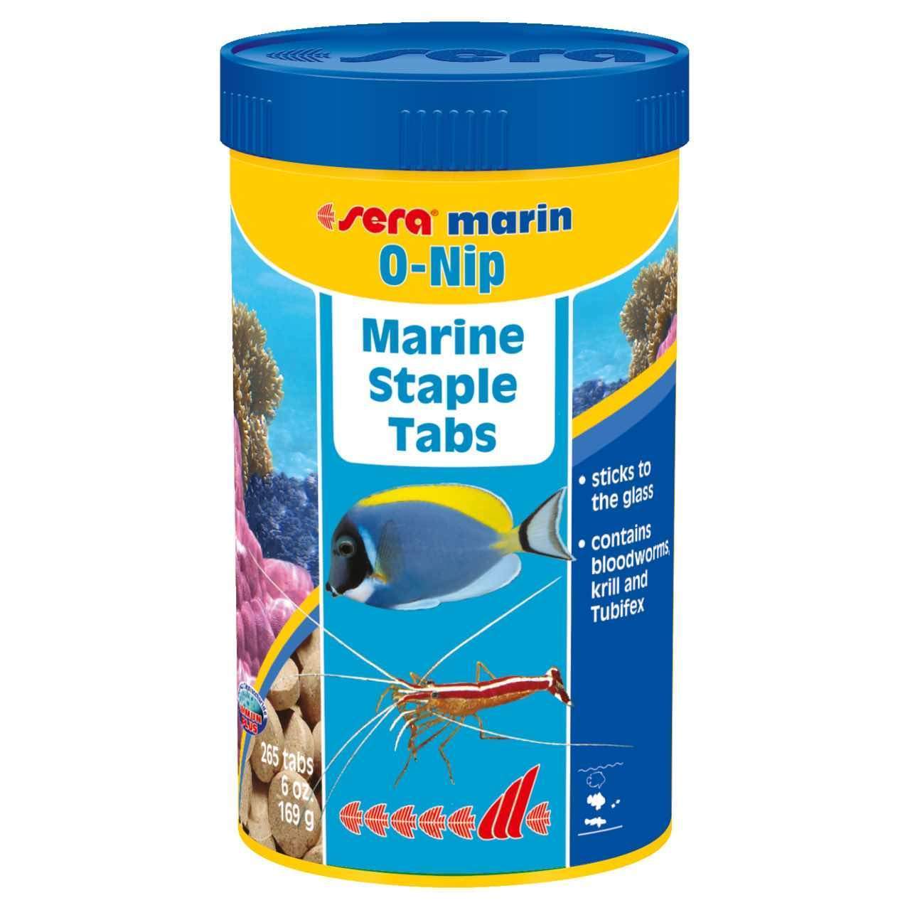 Saltwater aquarium outlet food