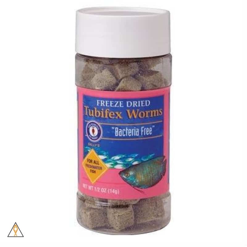 0.5 oz. (14g) Freeze Dried Tubifex Worms - SF Bay Brand