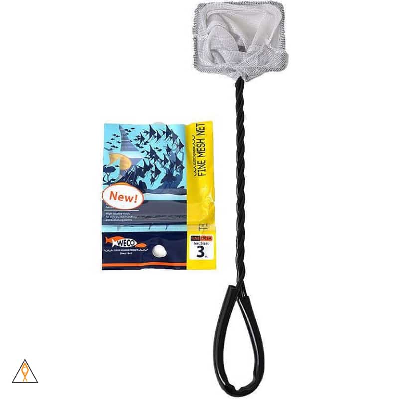 5 inch mesh fishing net Seachem Fish Long 12.5cm (5 inch) Boutique AquaNova happy and energized Weco Coarse Mesh Net 5"
